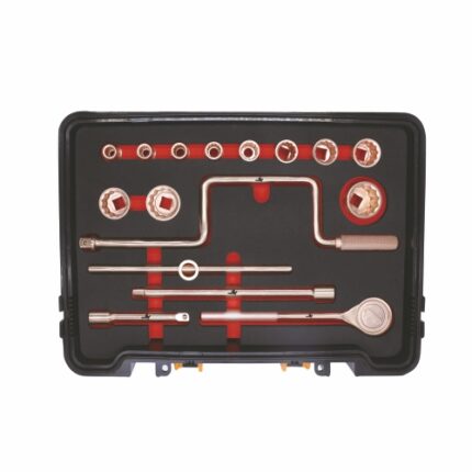 Non Sparking 1/2" Square Drive Socket Set 17 PCS - Aluminium-Bronze (AL-BR)